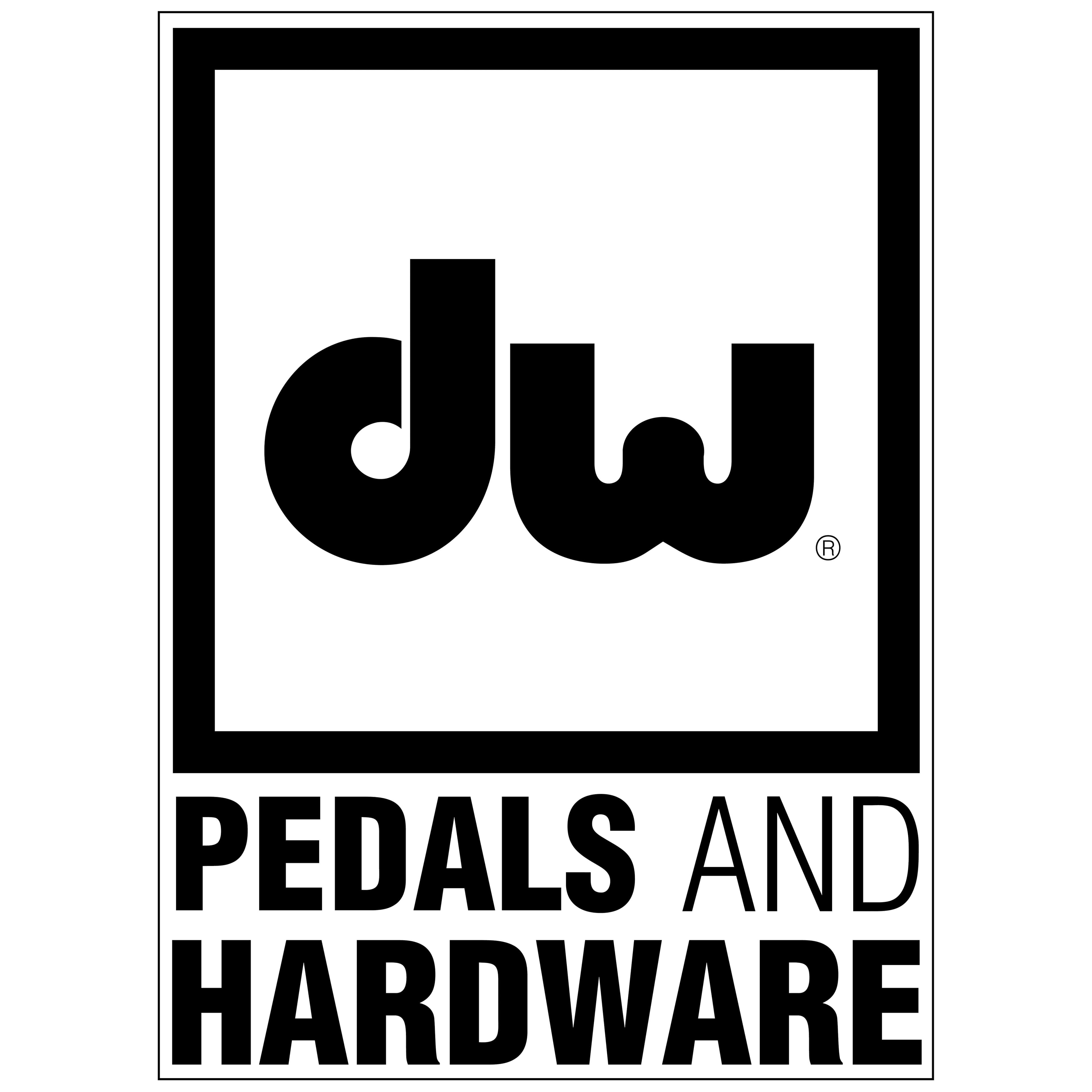 DW Pedals and Hardware Logo Square
