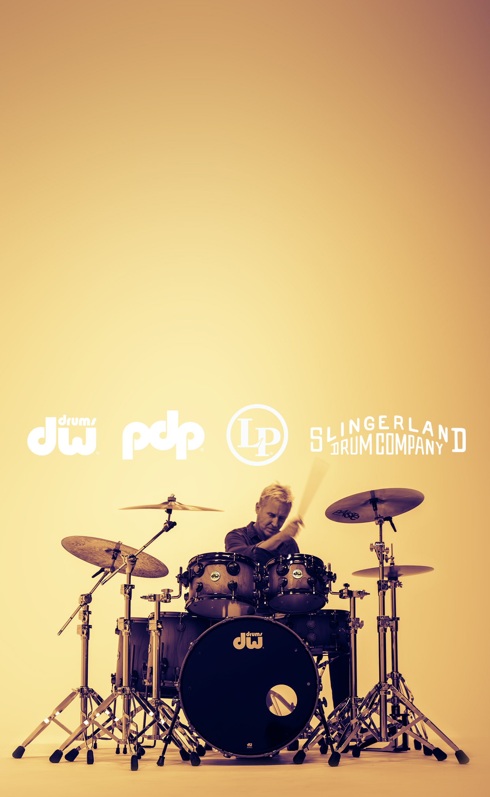 DW PDP LP Slingerland at NAMM 2026