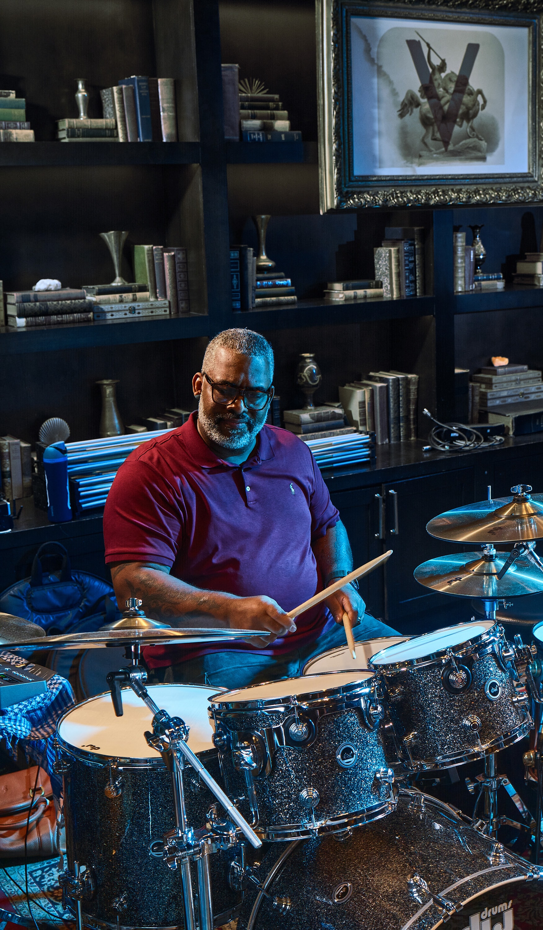 Drummer Trevor Lawrence Jr. playing DWe Drums