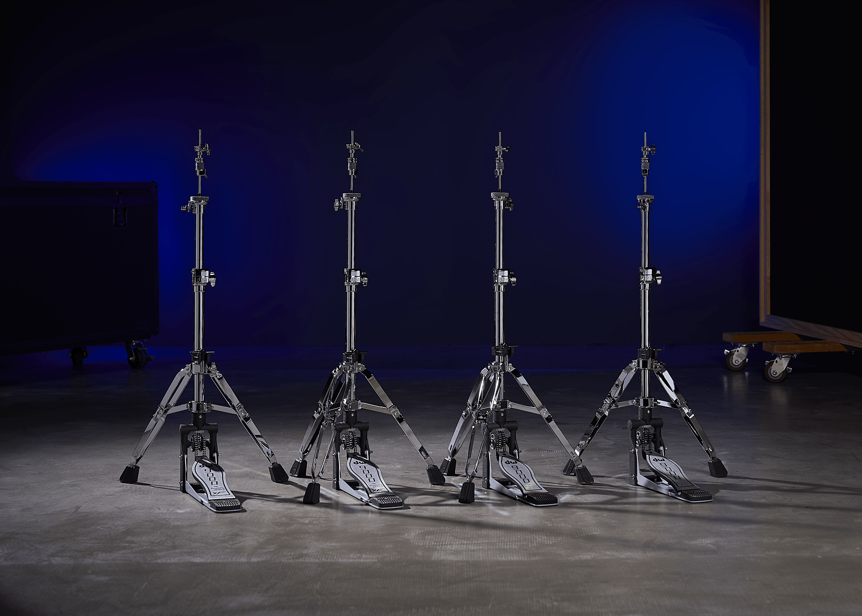 DW 9000X Hi-Hat Stands in studio