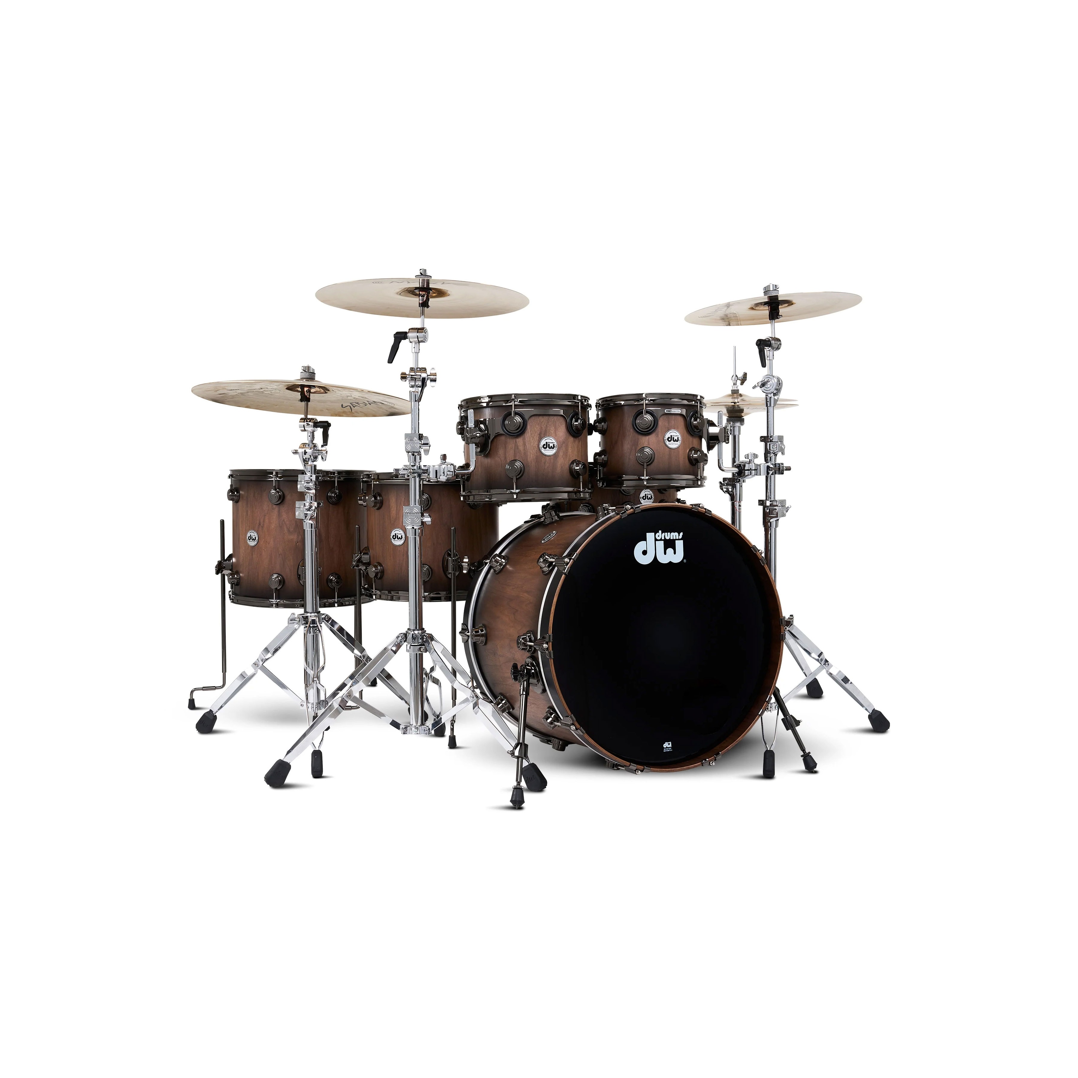 DW Collector's Series Pure Walnut Drum Kit