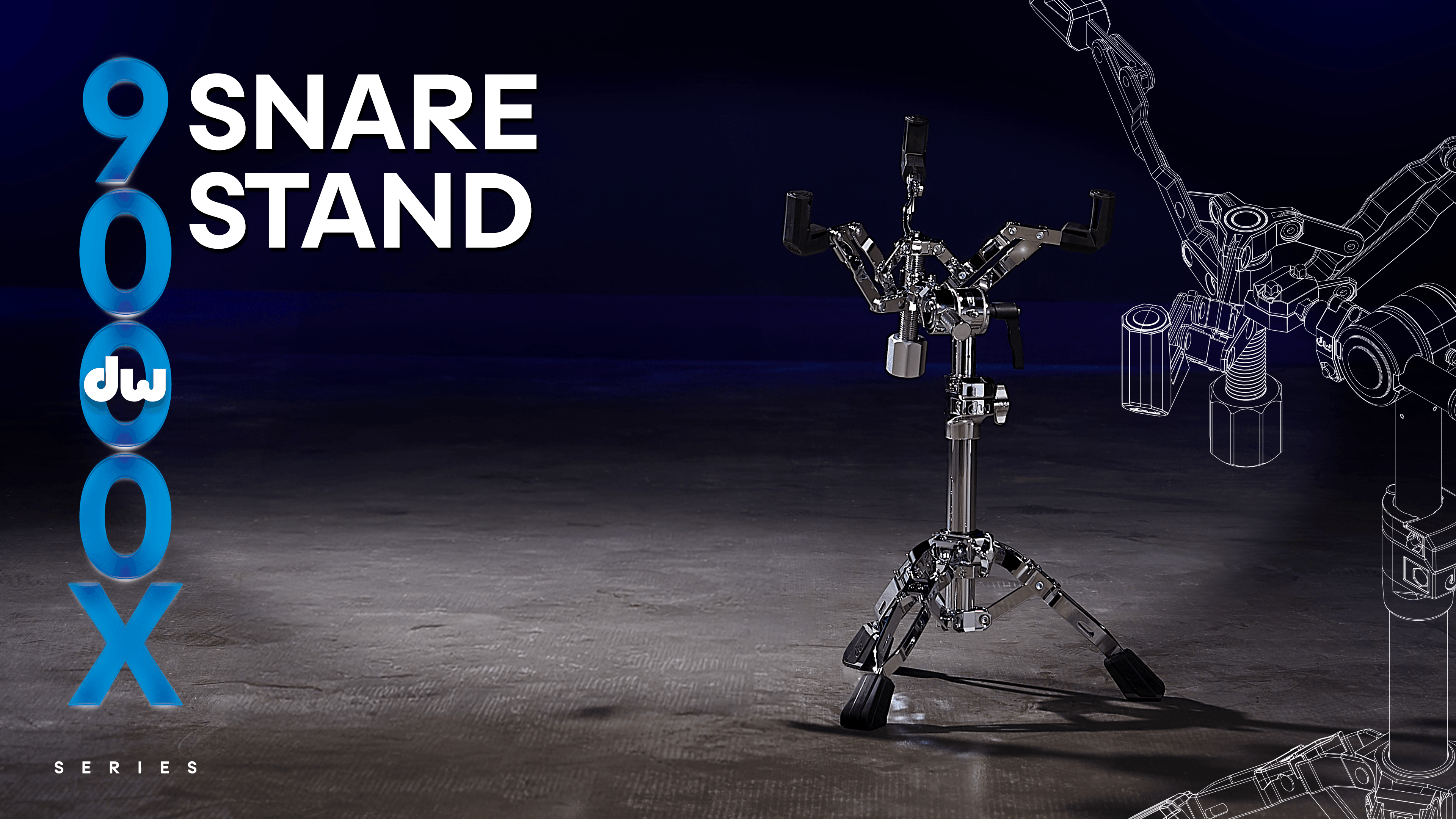 DW 9000X Snare Stand Video