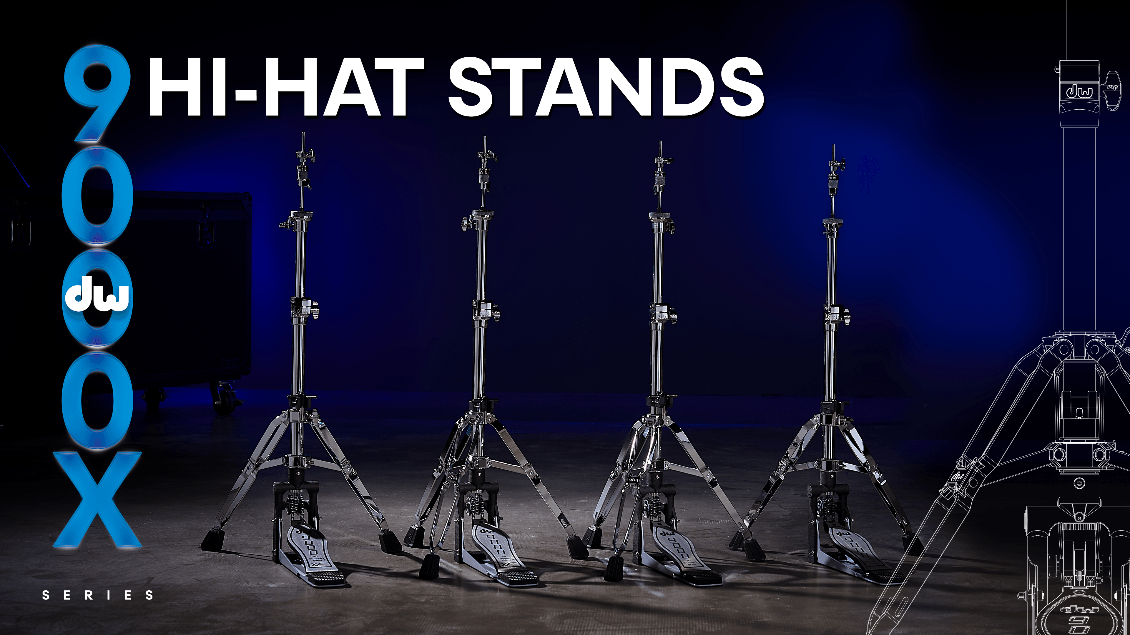 DW 9000X Hi-Hat Stands Video