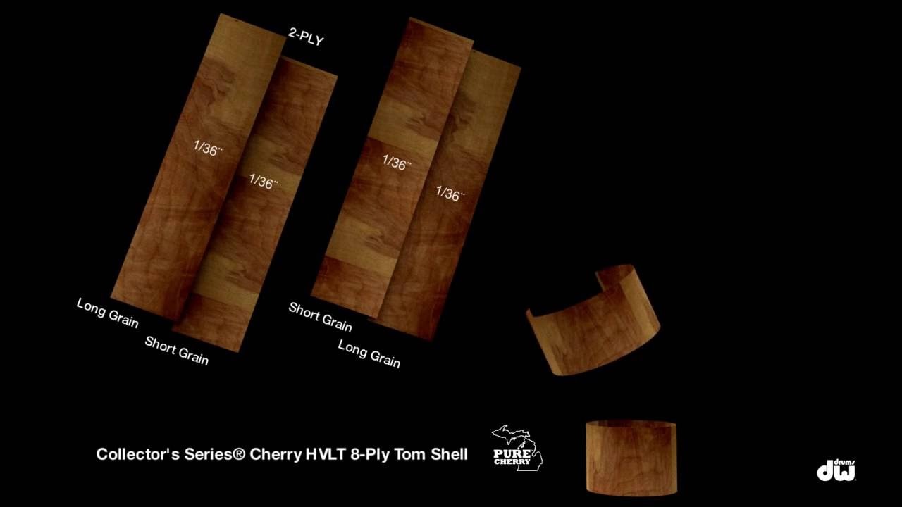DW PURE CHERRY® Shell Construction