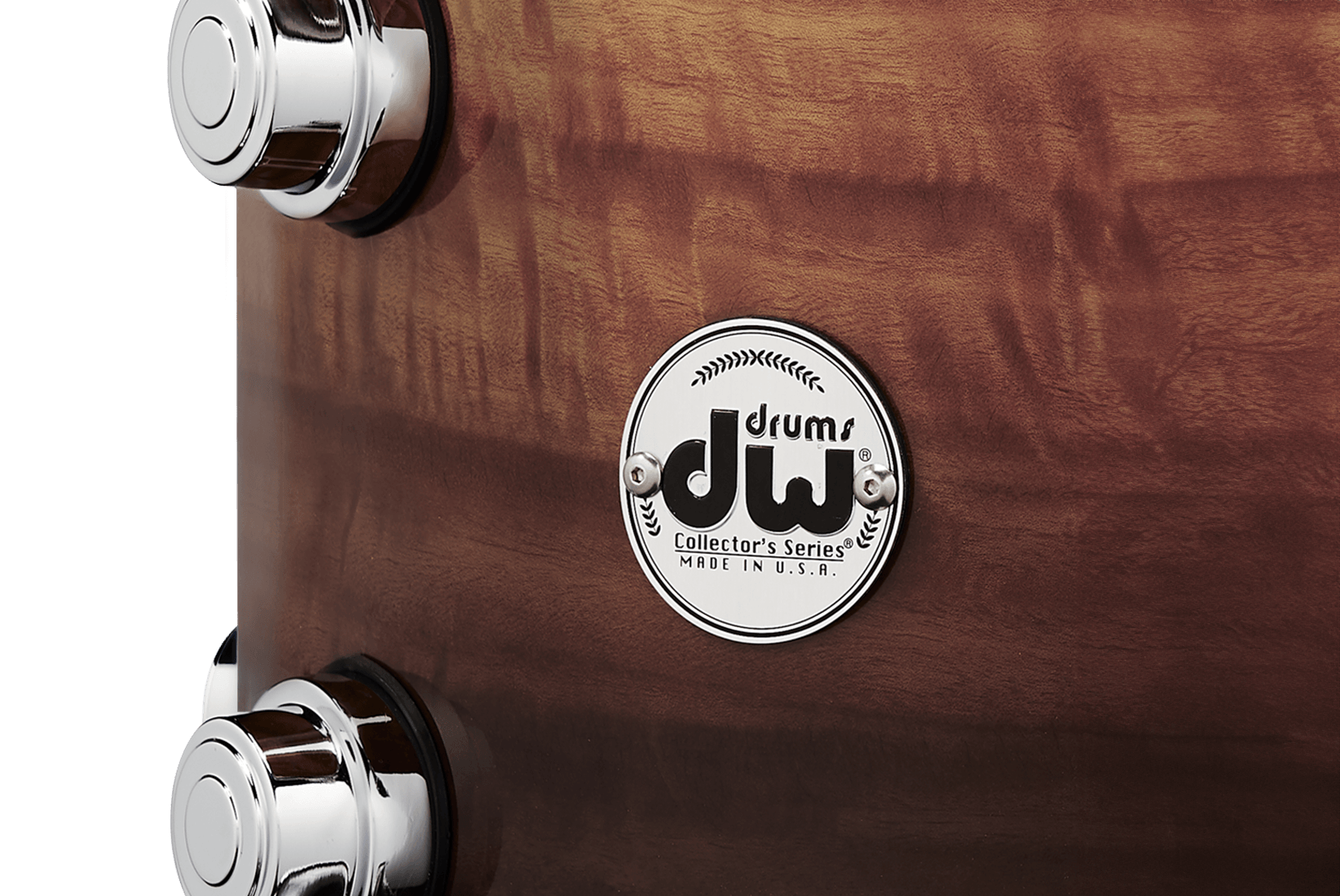 DW Collector's Series® badge on a drum